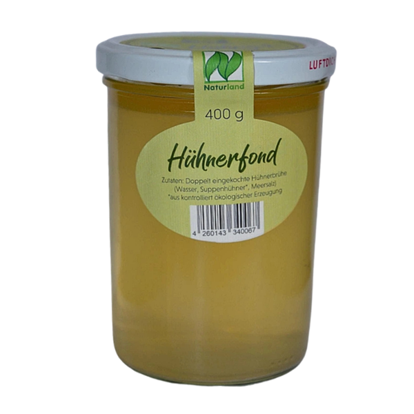 Produktfoto zu Hühnerfond im Glas 435ml