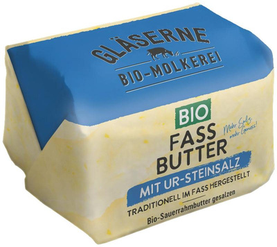 Produktfoto zu Fassbutter Sauerrahm gesalzen