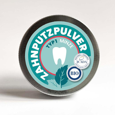 Produktfoto zu Zahnpulver Minze Typ 1