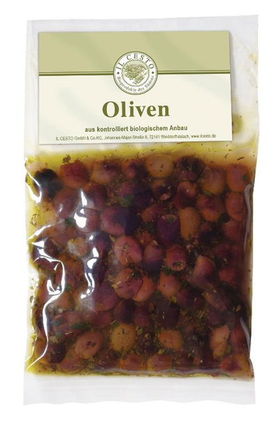 Produktfoto zu Ital. Leccino-Oliven ohne Stein