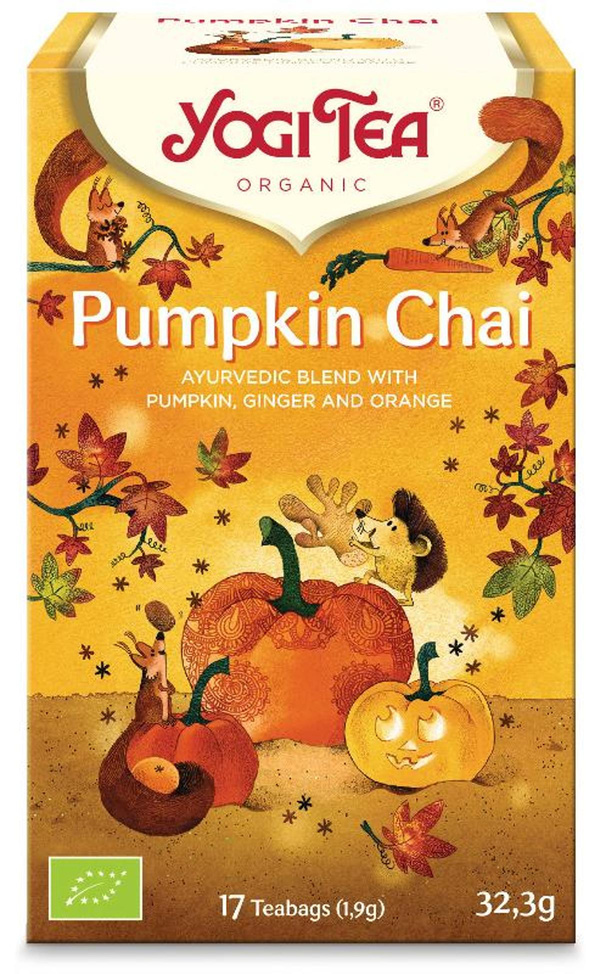 Produktfoto zu Yogi Tee Pumpkin Chai TB statt 3,59€