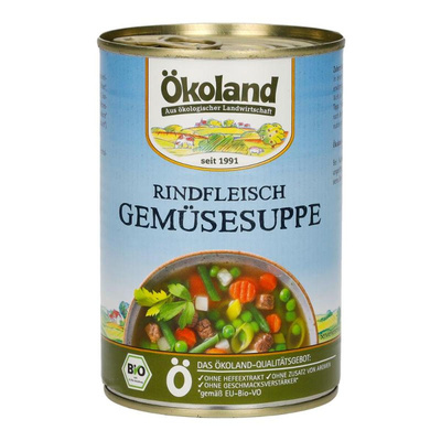 Produktfoto zu Rindfleisch Gemüsesuppe