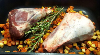 Produktfoto zu Lammhaxen mediterran, ca. 700g