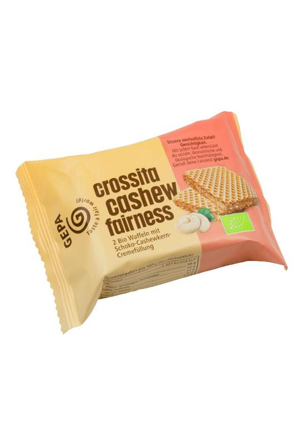Produktfoto zu Crossita Cashewwaffelriegel fair