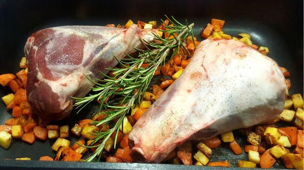 Produktfoto zu Lammhaxen mediterran, ca. 700g