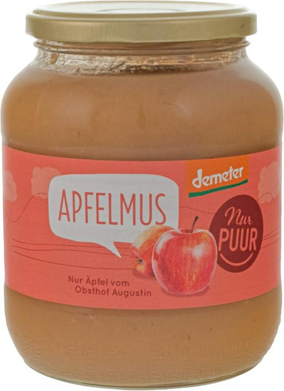 Produktfoto zu Apfelmus Nur Puur 6x700g
