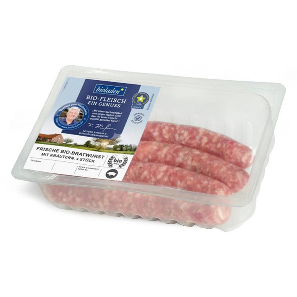 Produktfoto zu Frische Bratwurst mit Kräutern ca. 300g