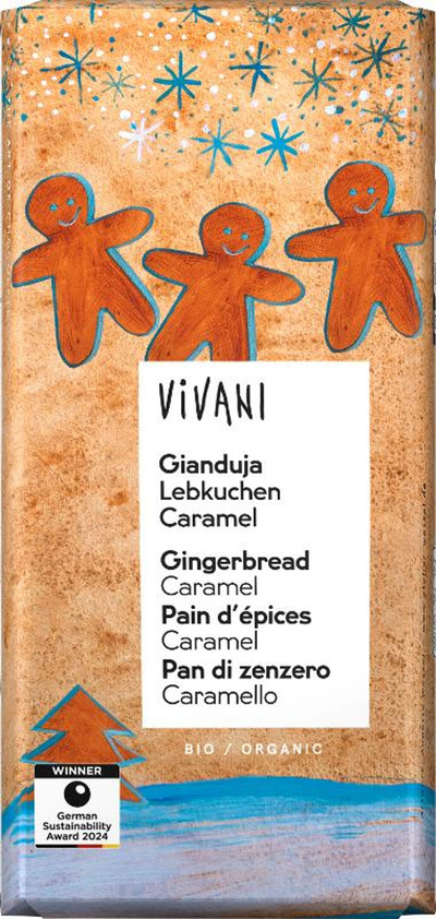 Produktfoto zu Gianduja Lebkuchen Caramel Schokolade