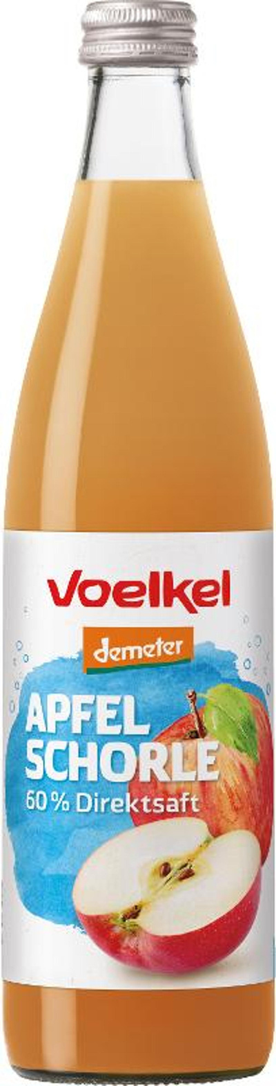 Produktfoto zu Apfelschorle Glas, 10x0,5l