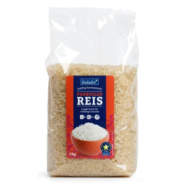 Produktfoto zu Parboiled Reis weiß bioladen 1kg