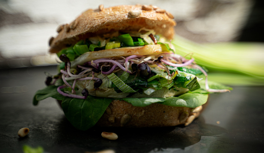 Kohlrabi-Burger