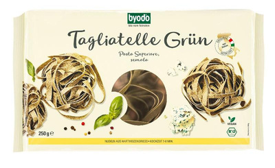 Produktfoto zu Tagliatelle Nester semola grün, 12x250g