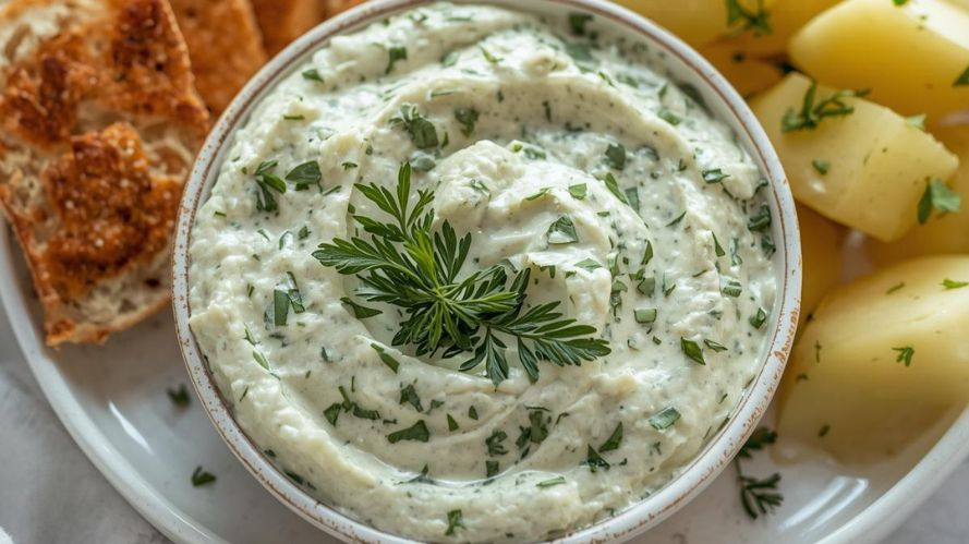 Rezeptbild für Kresse-Gurken-Dip