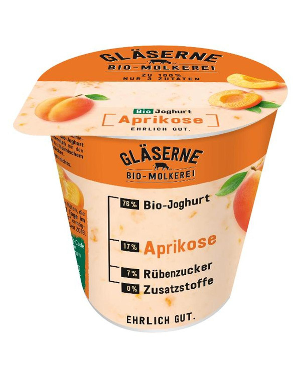 Produktfoto zu Joghurt pur Aprikose 8x150g