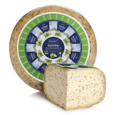 Produktfoto zu Gouda Basilikum-Knoblauch  50% Fett