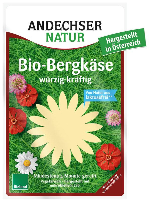 Produktfoto zu Bergkäse Scheiben