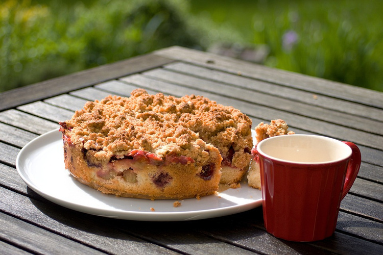 Rhabarber-Kuchen