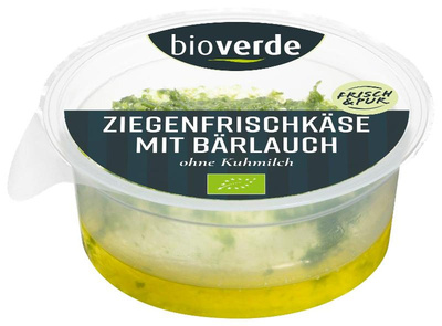 Produktfoto zu Ziegen Frischkäse Bärlauch