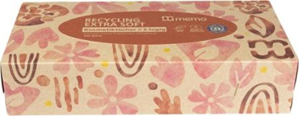 Produktfoto zu Kosmetiktücher Recycling 2-lagig