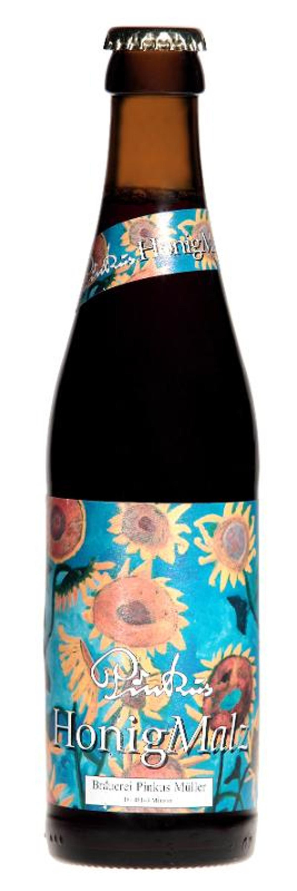 Produktfoto zu Pinkus Honig Malzbier,  24x0,33l