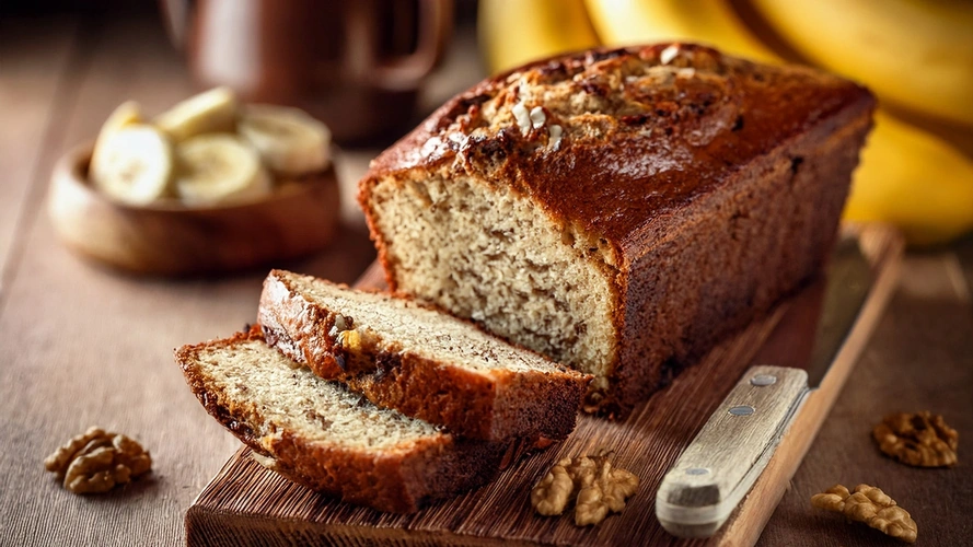 Rezeptbild für Bananen-Walnuss-Brot