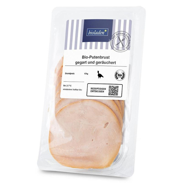 Produktfoto zu Putenbrust gegart & geräuchert bioladen