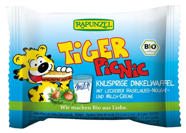 Produktfoto zu Vollkornwaffel Tiger Picnic 24x23g