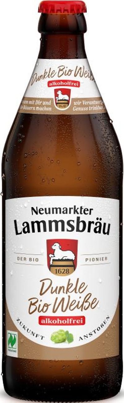 Produktfoto zu Lammsbräu Dunkle Weiße alkoholfrei  10x0,5l