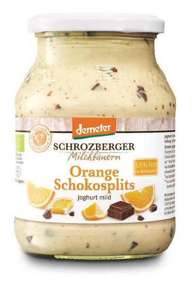 Produktfoto zu Joghurt Orange Schokosplits 3,5%