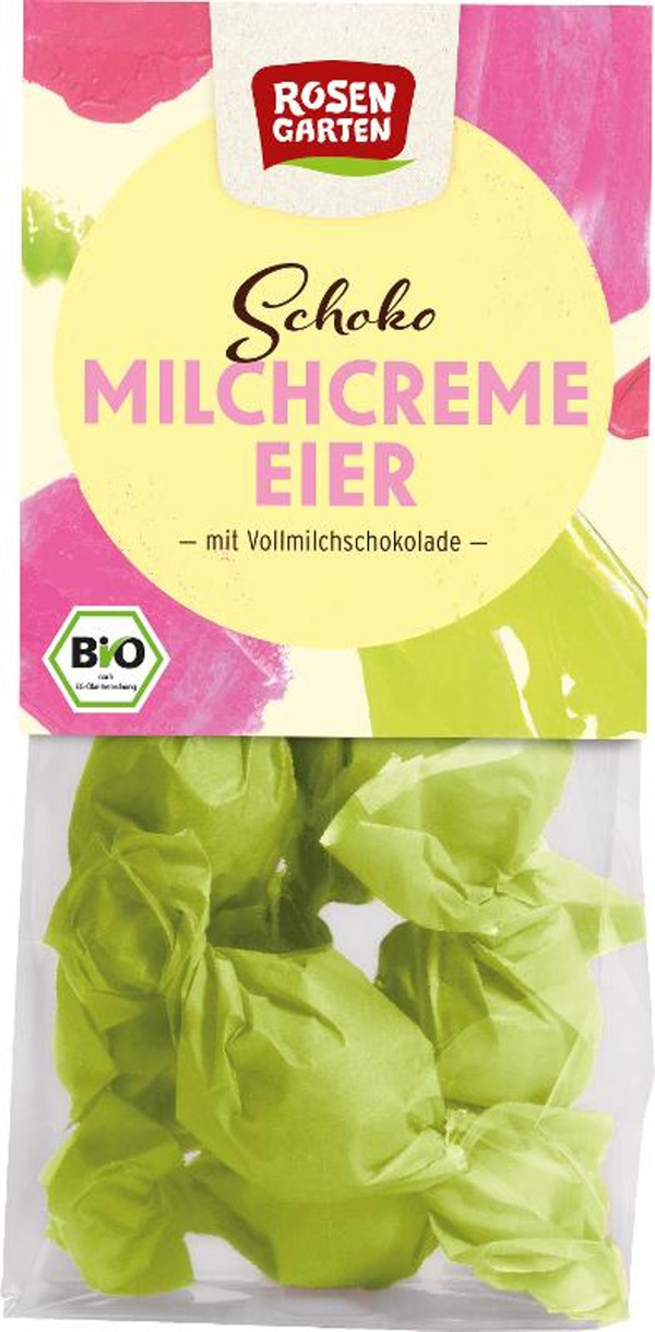 Produktfoto zu Vollmilch Schoko Eier mit Milchcreme gefüllt