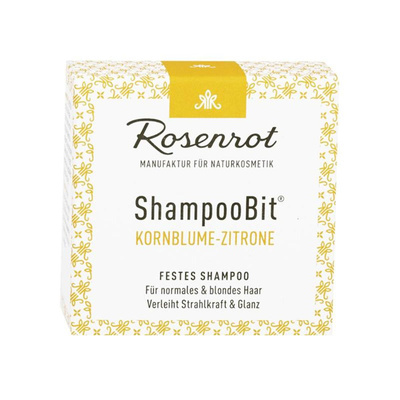 Produktfoto zu Festes Shampoo Kornblume-Zitrone