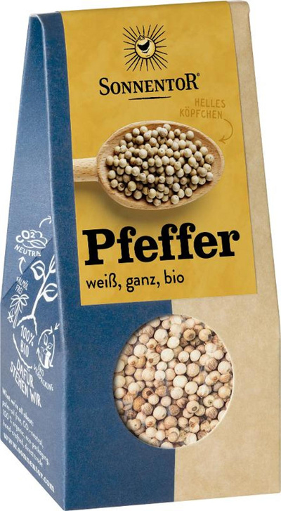 Produktfoto zu Pfeffer, weiss (ganz)