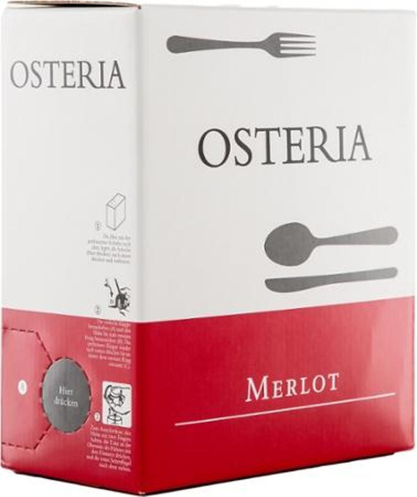 Produktfoto zu Osteria Merlot rot Bag in Box