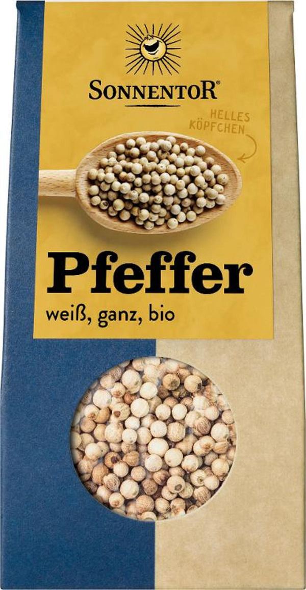 Produktfoto zu Pfeffer, weiss (ganz)