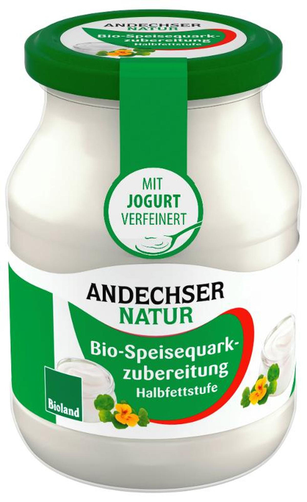 Produktfoto zu Speisequark Zubereitung Halbfettstufe