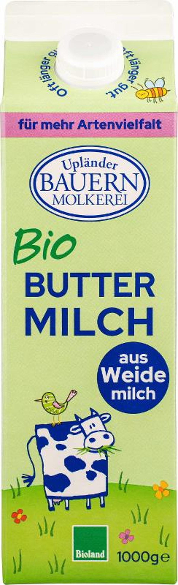 Produktfoto zu Buttermilch 1l aus Weidemilch