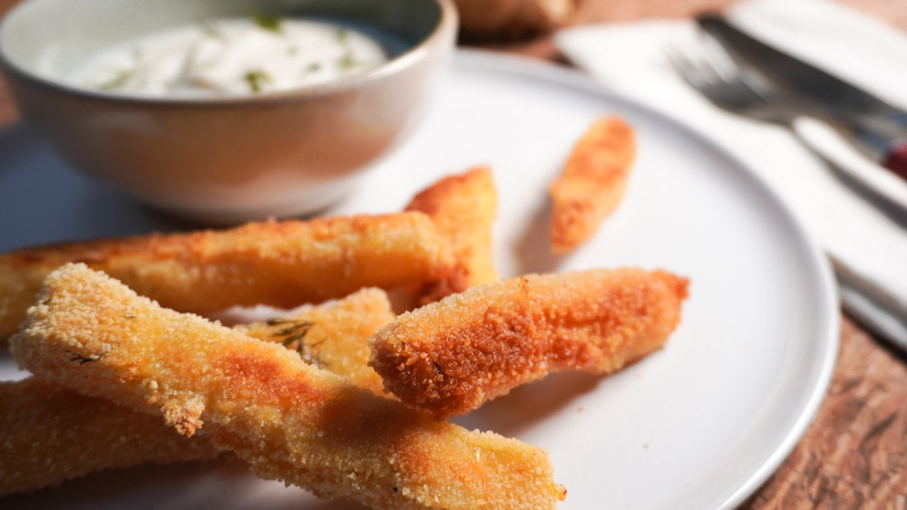 Rezeptbild für Sellerie Sticks aus dem Ofen (vegan)