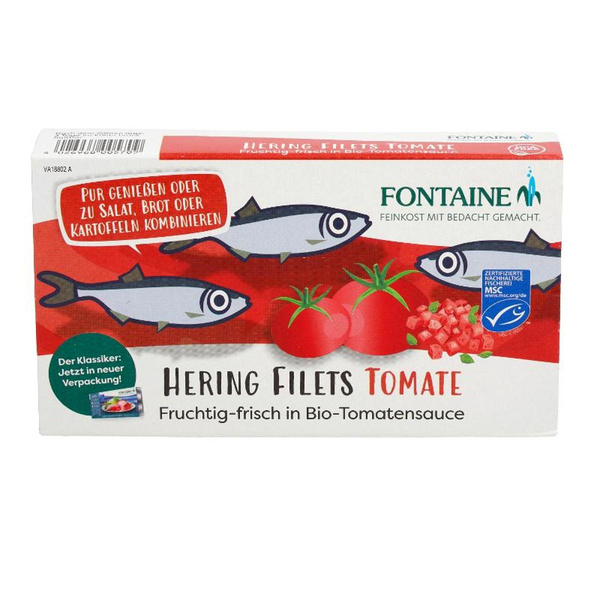 Produktfoto zu Heringfilets Tomatensauce MSC