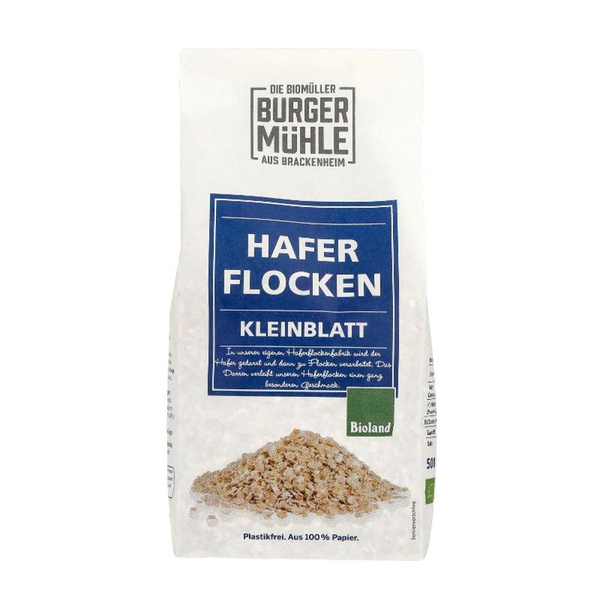Produktfoto zu Haferflocken Kleinblatt, 6x500g
