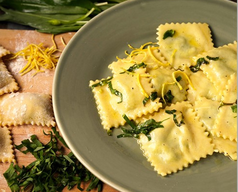 Bärlauch Ravioli