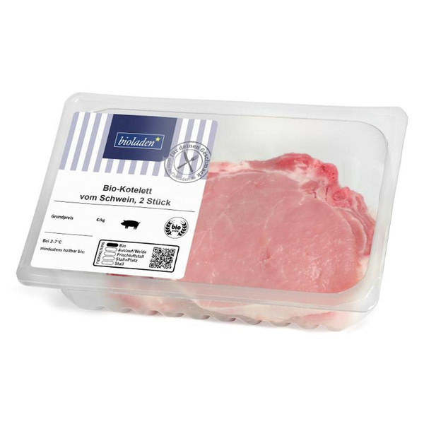 Produktfoto zu Schweinekotelett 2 Stück, ca.450g