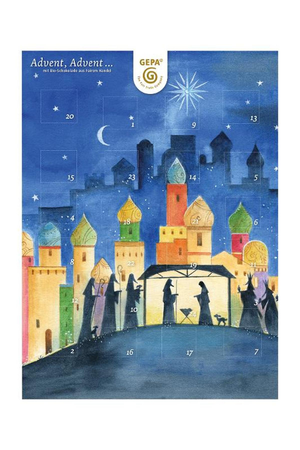 Produktfoto zu Adventskalender Vollmilch GEPA