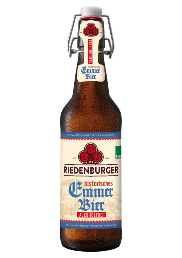 Produktfoto zu Riedenburger Emmerbier alkoholfrei 20x0,5l