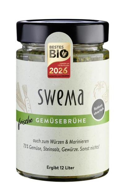 Produktfoto zu Frische Gemüsebrühe, roh und hefefrei