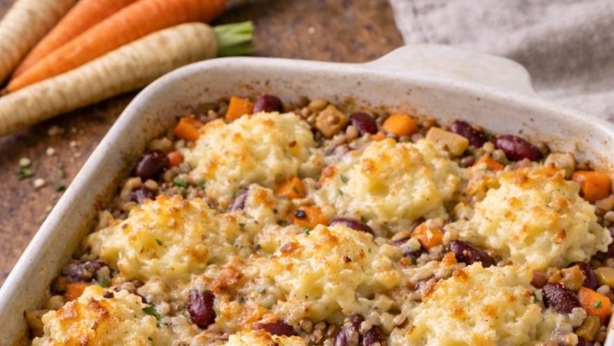 Rezeptbild für Wurzelpetersilie Kasserolle