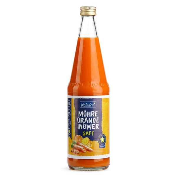 Produktfoto zu Möhre-Orange-Ingwer Saft bioladen