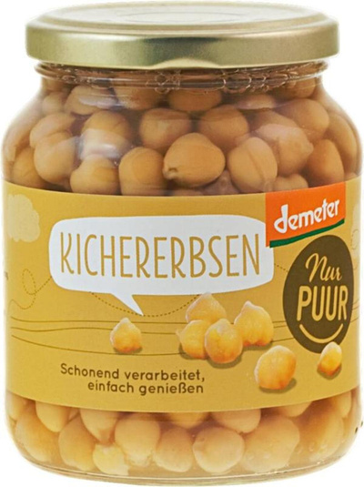 Produktfoto zu Kichererbsen im Glas  demeter