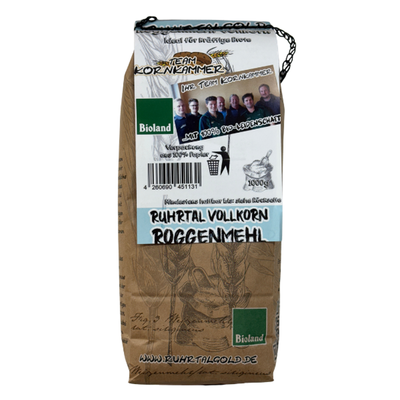 Produktfoto zu Roggenmehl Vollkorn Ruhrtalgold