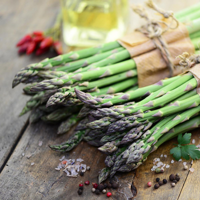 Produktfoto zu Spargel grün, 500g Bund