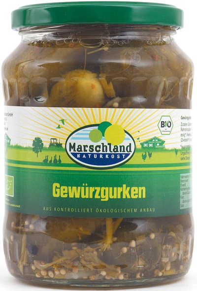 Produktfoto zu Gewürzgurken Marschland